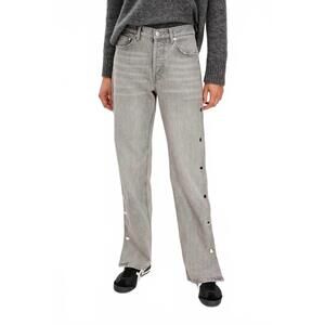 NEW RAILS del mar boyfriend's jeans in stone grey studded